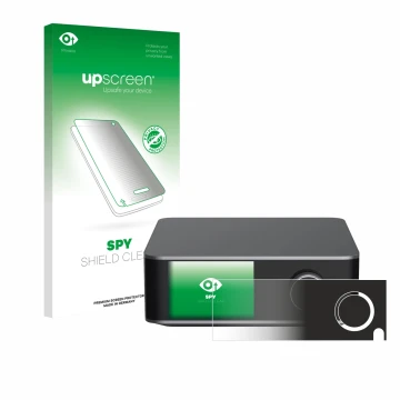 Face avant d’un emballage produit avec le logo de la marque upscreen. À côté, l’appareil WiiM Ultra est représenté avec la pro