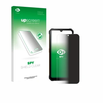 Face avant d’un emballage produit avec le logo de la marque upscreen. À côté, l’appareil Hammer Iron Va est représenté avec la