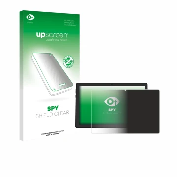 Face avant d’un emballage produit avec le logo de la marque upscreen. À côté, l’appareil Whitedeer A10PRO est représenté avec 