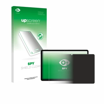 Face avant d’un emballage produit avec le logo de la marque upscreen. À côté, l’appareil Xiaomi Redmi Pad 2 est représenté ave