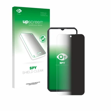 Face avant d’un emballage produit avec le logo de la marque upscreen. À côté, l’appareil Oukitel WP55 Pro est représenté avec 