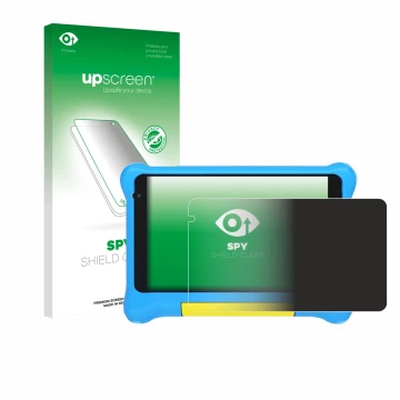 Face avant d’un emballage produit avec le logo de la marque upscreen. À côté, l’appareil Yicty YTYTK707 est représenté avec la