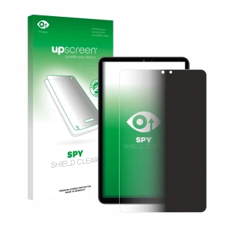 Face avant d’un emballage produit avec le logo de la marque upscreen. À côté, l’appareil Alldocube iPlay 70 mini Pro est repré
