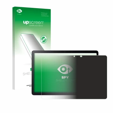Face avant d’un emballage produit avec le logo de la marque upscreen. À côté, l’appareil Acer Iconia V11-11 est représenté ave