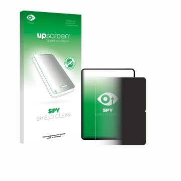 Face avant d’un emballage produit avec le logo de la marque upscreen. À côté, l’appareil Teclast Artpad Pro est représenté ave