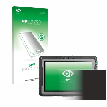 Face avant d’un emballage produit avec le logo de la marque upscreen. À côté, l’appareil Getac ZX10 G2 est représenté avec la 