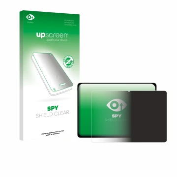 Face avant d’un emballage produit avec le logo de la marque upscreen. À côté, l’appareil Honor Magicpad 3 est représenté avec 