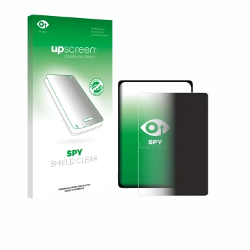 Face avant d’un emballage produit avec le logo de la marque upscreen. À côté, l’appareil Honor Magicpad 3 (portrait) est repré