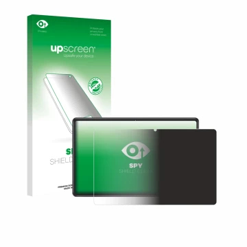 Face avant d’un emballage produit avec le logo de la marque upscreen. À côté, l’appareil ZIOVO Z118 10.1
