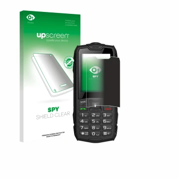 Face avant d’un emballage produit avec le logo de la marque upscreen. À côté, l’appareil Hammer Rock est représenté avec la pr