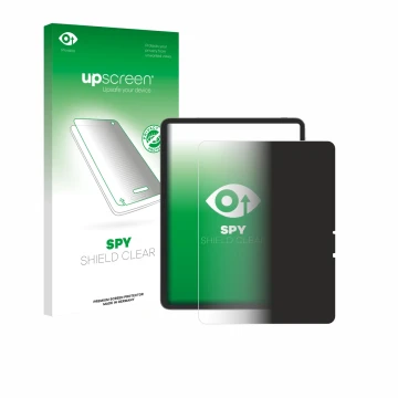 Face avant d’un emballage produit avec le logo de la marque upscreen. À côté, l’appareil Blackview Link 8 est représenté avec 