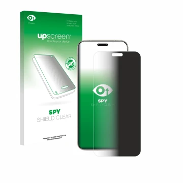 Face avant d’un emballage produit avec le logo de la marque upscreen. À côté, l’appareil Honor Magic 8 Pro est représenté avec