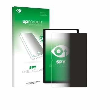 Face avant d’un emballage produit avec le logo de la marque upscreen. À côté, l’appareil Samsung Galaxy Tab A11 Plus WiFi 11