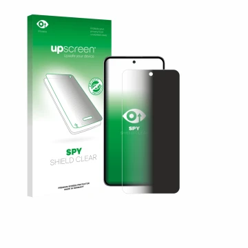 Face avant d’un emballage produit avec le logo de la marque upscreen. À côté, l’appareil Nubia Neo 3 GT 5G est représenté avec