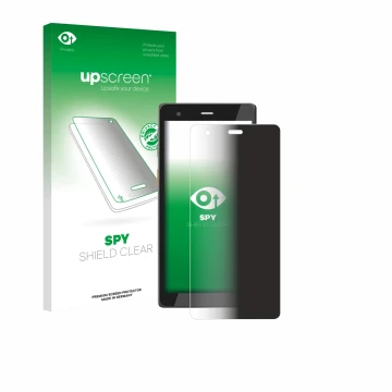 Face avant d’un emballage produit avec le logo de la marque upscreen. À côté, l’appareil Scorpion 6X V2 est représenté avec la