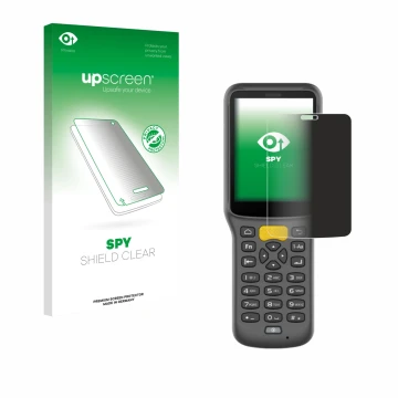 Face avant d’un emballage produit avec le logo de la marque upscreen. À côté, l’appareil Newland MT37 Baiji est représenté ave