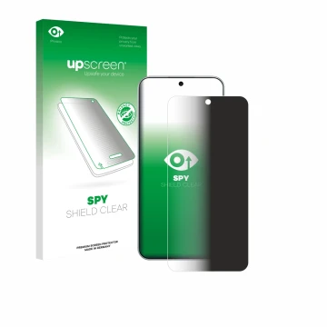 Face avant d’un emballage produit avec le logo de la marque upscreen. À côté, l’appareil Oppo A6 Pro 4G est représenté avec la