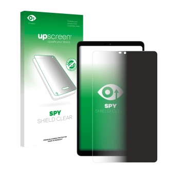Face avant d’un emballage produit avec le logo de la marque upscreen. À côté, l’appareil Alldocube iPlay 60 mini est représent