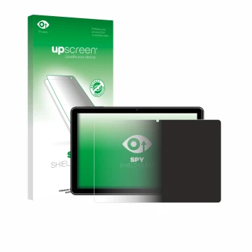 Face avant d’un emballage produit avec le logo de la marque upscreen. À côté, l’appareil Hasskya K30/K50/K70 10.1