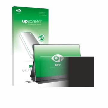 Face avant d’un emballage produit avec le logo de la marque upscreen. À côté, l’appareil CUIUIC GS156B2 est représenté avec la