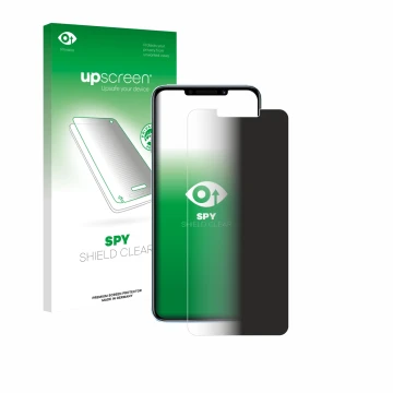 Face avant d’un emballage produit avec le logo de la marque upscreen. À côté, l’appareil Huawei Nova 14i 4G est représenté ave