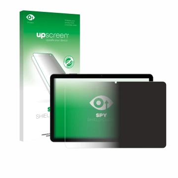 Face avant d’un emballage produit avec le logo de la marque upscreen. À côté, l’appareil Doogee Tab G5 est représenté avec la 