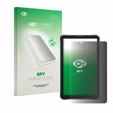 Face avant d’un emballage produit avec le logo de la marque upscreen. À côté, l’appareil Hotwav R11 Pro est représenté avec la