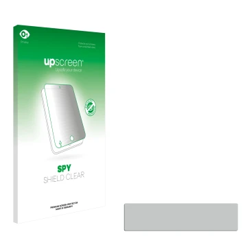 Face avant d’un emballage produit avec le logo de la marque upscreen. À côté se trouve la protection d’écran correspondante.