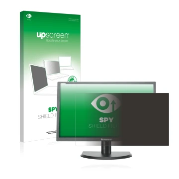 Face avant d’un emballage produit avec le logo de la marque upscreen. À côté, l’appareil Lenovo LT2323p est représenté avec la