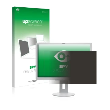 Face avant d’un emballage produit avec le logo de la marque upscreen. À côté, l’appareil Fujitsu B22-8 WE Neo est représenté a