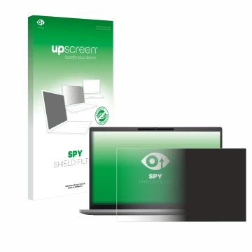 Face avant d’un emballage produit avec le logo de la marque upscreen. À côté, l’appareil Dell Latitude 7420 Non-Touch est repr