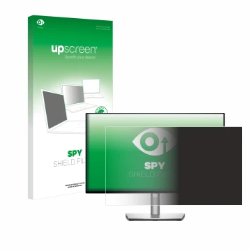 Face avant d’un emballage produit avec le logo de la marque upscreen. À côté, l’appareil Dell Ultrasharp U2422H est représenté