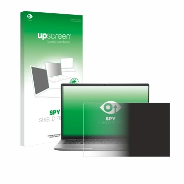 Face avant d’un emballage produit avec le logo de la marque upscreen. À côté, l’appareil Dell Latitude 7440 Laptop est représe