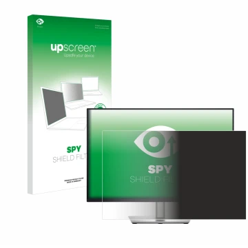 Face avant d’un emballage produit avec le logo de la marque upscreen. À côté, l’appareil Dell Pro 24 Plus P2425 est représenté