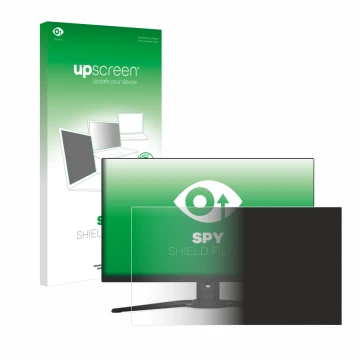 Face avant d’un emballage produit avec le logo de la marque upscreen. À côté, l’appareil Gigabyte AORUS FO27Q5P est représenté