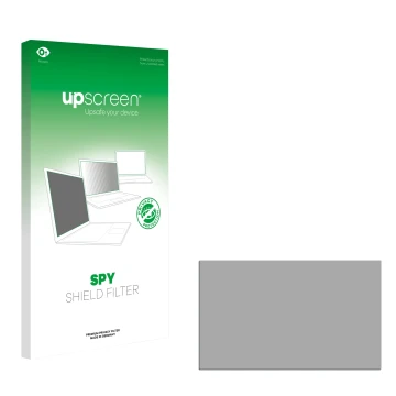 Face avant d’un emballage produit avec le logo de la marque upscreen. À côté se trouve la protection d’écran correspondante.