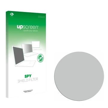 Face avant d’un emballage produit avec le logo de la marque upscreen. À côté se trouve la protection d’écran correspondante.