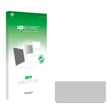 Face avant d’un emballage produit avec le logo de la marque upscreen. À côté se trouve la protection d’écran correspondante.