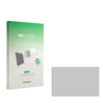 Face avant d’un emballage produit avec le logo de la marque upscreen. À côté se trouve la protection d’écran correspondante.