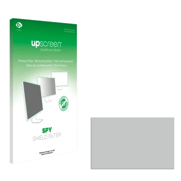 Face avant d’un emballage produit avec le logo de la marque upscreen. À côté se trouve la protection d’écran correspondante.