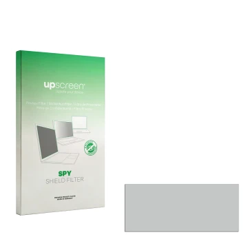 Face avant d’un emballage produit avec le logo de la marque upscreen. À côté se trouve la protection d’écran correspondante.