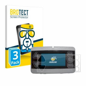 Face avant d’un emballage produit avec le logo de la marque BROTECT. À côté, l’appareil Airbus P8GR est représenté avec la pro