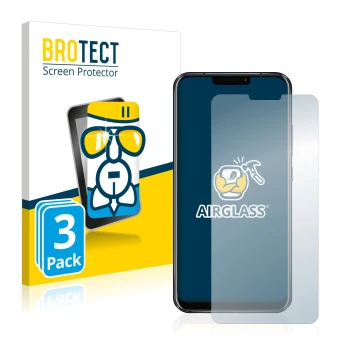 Face avant d’un emballage produit avec le logo de la marque BROTECT. À côté, l’appareil ASUS ZenFone 5 ZE620KL est représenté 