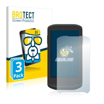 Face avant d’un emballage produit avec le logo de la marque BROTECT. À côté, l’appareil Zebra TC20 Touch est représenté avec l