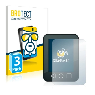 Face avant d’un emballage produit avec le logo de la marque BROTECT. À côté, l’appareil Neodrives neoMMI Z20c est représenté a