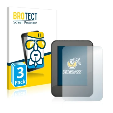 Face avant d’un emballage produit avec le logo de la marque BROTECT. À côté, l’appareil Neodrives neoMMI Z20 est représenté av