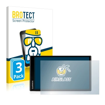 Face avant d’un emballage produit avec le logo de la marque BROTECT. À côté, l’appareil Garmin Camper 780 est représenté avec 