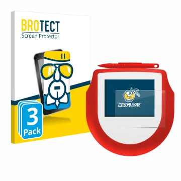 Face avant d’un emballage produit avec le logo de la marque BROTECT. À côté, l’appareil Signotec Signature Pad Omega NFC est r