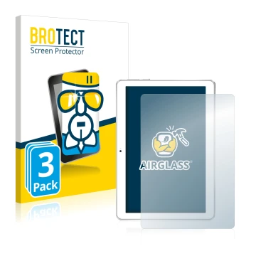 Face avant d’un emballage produit avec le logo de la marque BROTECT. À côté, l’appareil Toscido X108 10