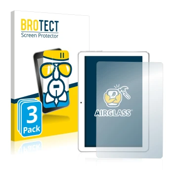 Face avant d’un emballage produit avec le logo de la marque BROTECT. À côté, l’appareil Toscido X104 10